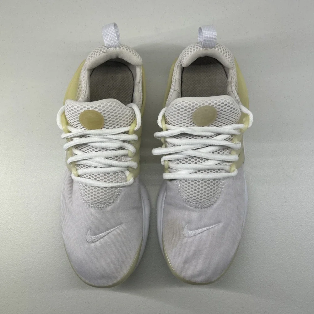 Nike Air Presto GS Triple White Youth Size 7Y, Women's Size‎ 8.5 833875-100